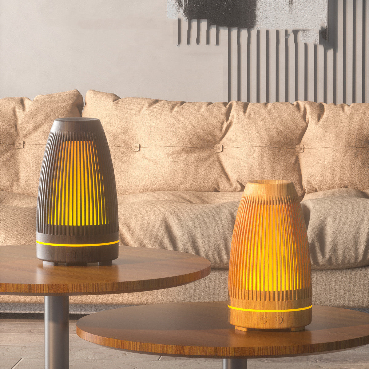 New Flame Aromatherapy Machine Creative Timing Humidifier