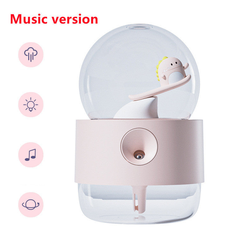 Three In One Rotating Crystal Ball Humidifier Wireless Large Capacity