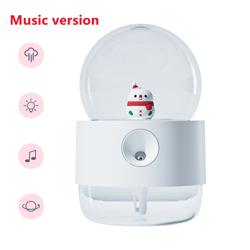 Three In One Rotating Crystal Ball Humidifier Wireless Large Capacity