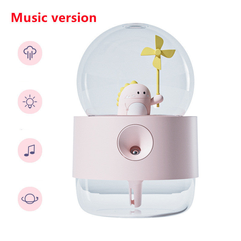 Three In One Rotating Crystal Ball Humidifier Wireless Large Capacity
