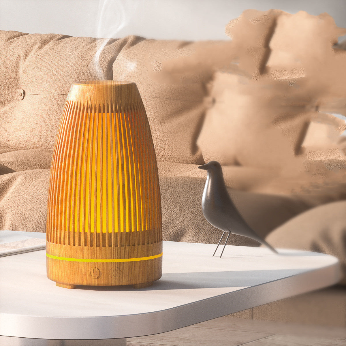 New Flame Aromatherapy Machine Creative Timing Humidifier